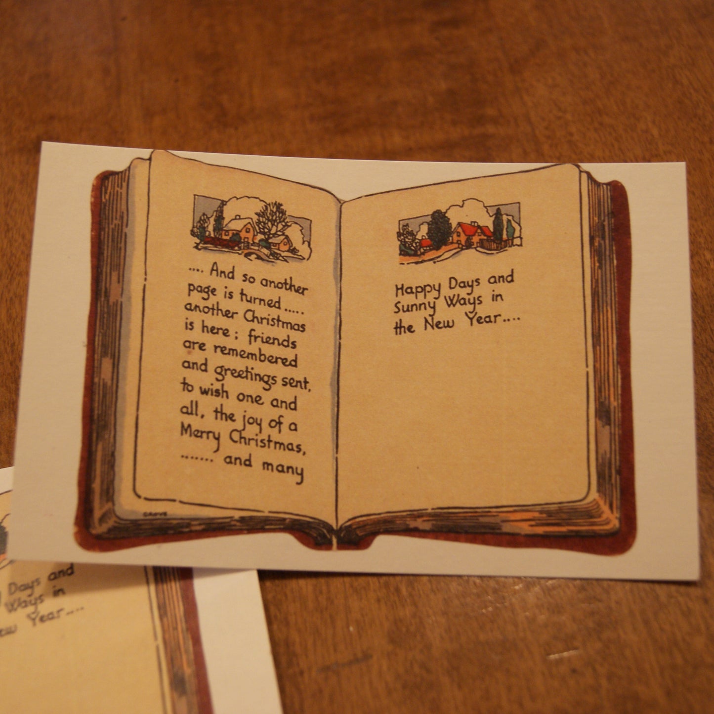 5 Biglietti auguri, con buste - 13,5 x 8,5 cm