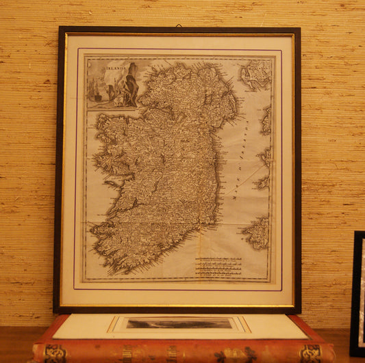 Carta geografica dell'Irlanda - Incisione originale fine '700