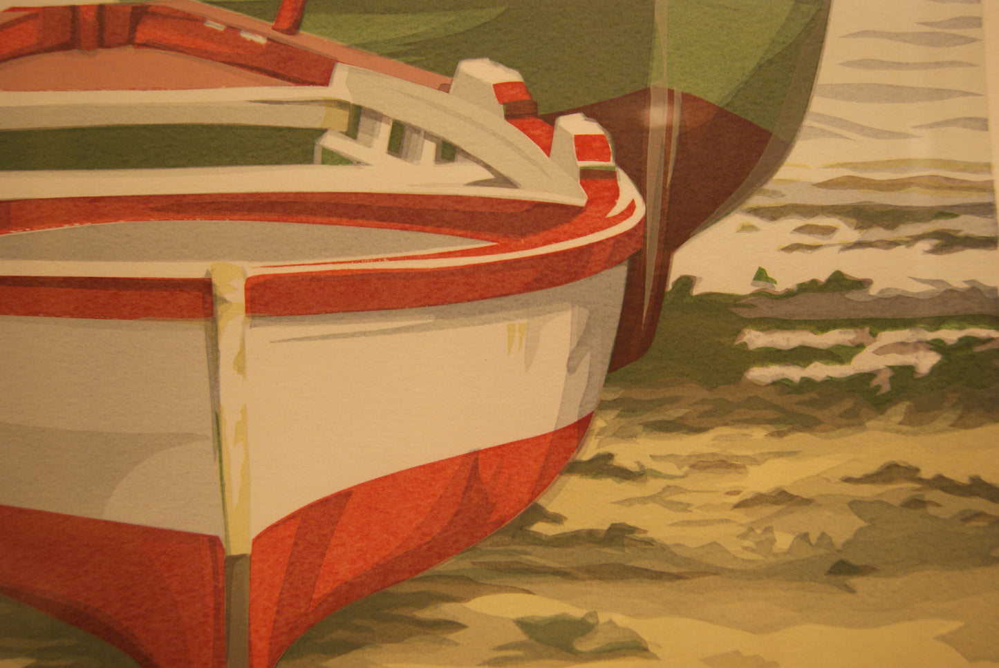 Taranto - il porto, di Anna Rabolini - Serigrafia originale, 1984