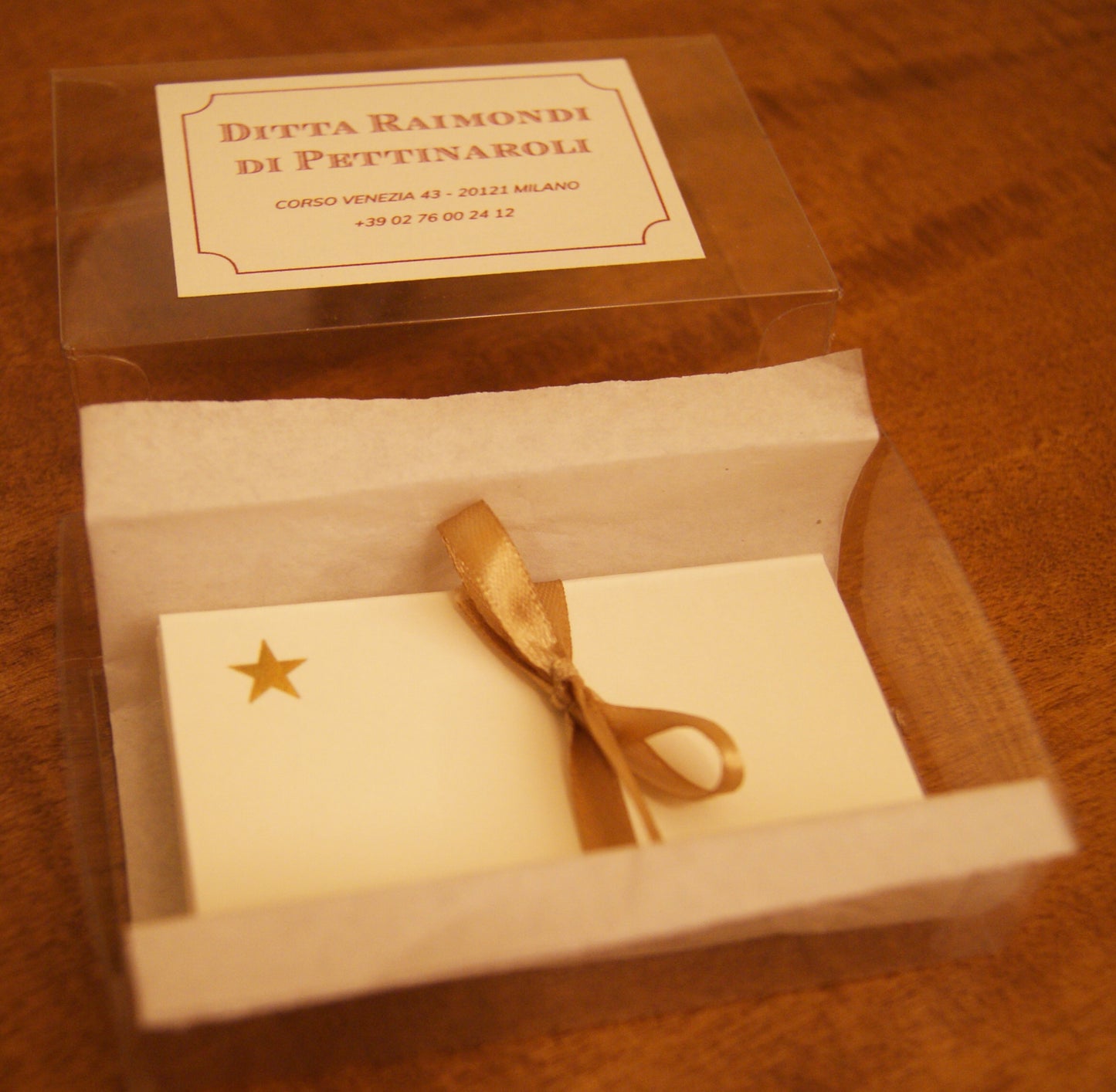 10 Segnaposto cavalierino in rilievo, stella oro - 4 x 8 cm