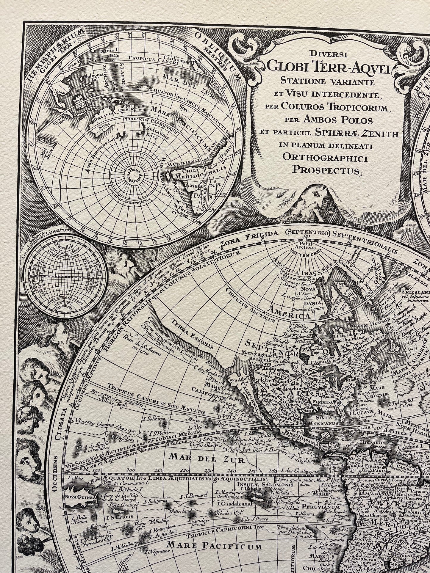 Geografica con emisferi - Ristampa