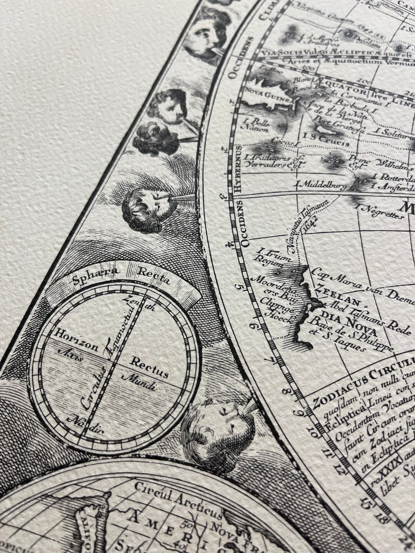 Geografica con emisferi - Ristampa