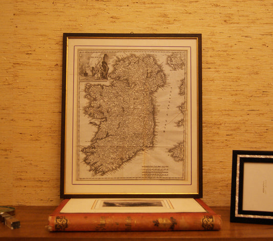 Carta geografica dell'Irlanda - Incisione originale fine '700