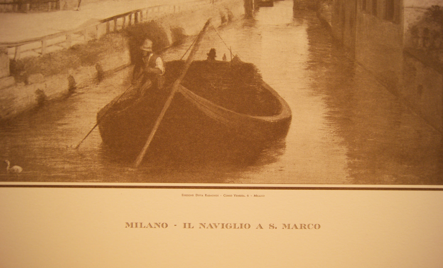 Milano, il Naviglio a San Marco - Edizioni Raimondi