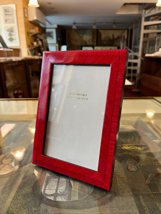 Cornice portafoto, rossa - 13,5 x 18,5 cm