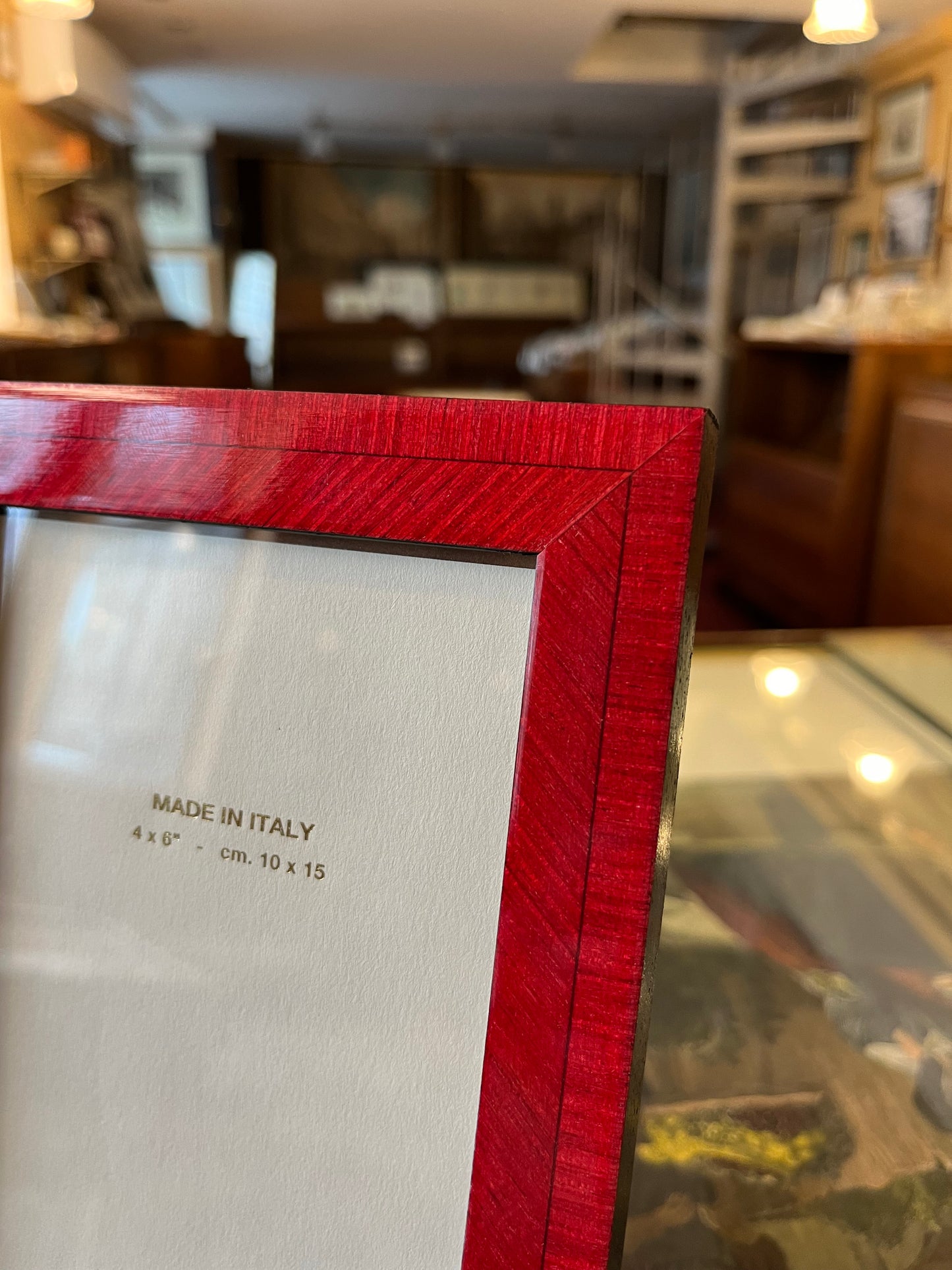 Cornice portafoto, rossa - 13,5 x 18,5 cm