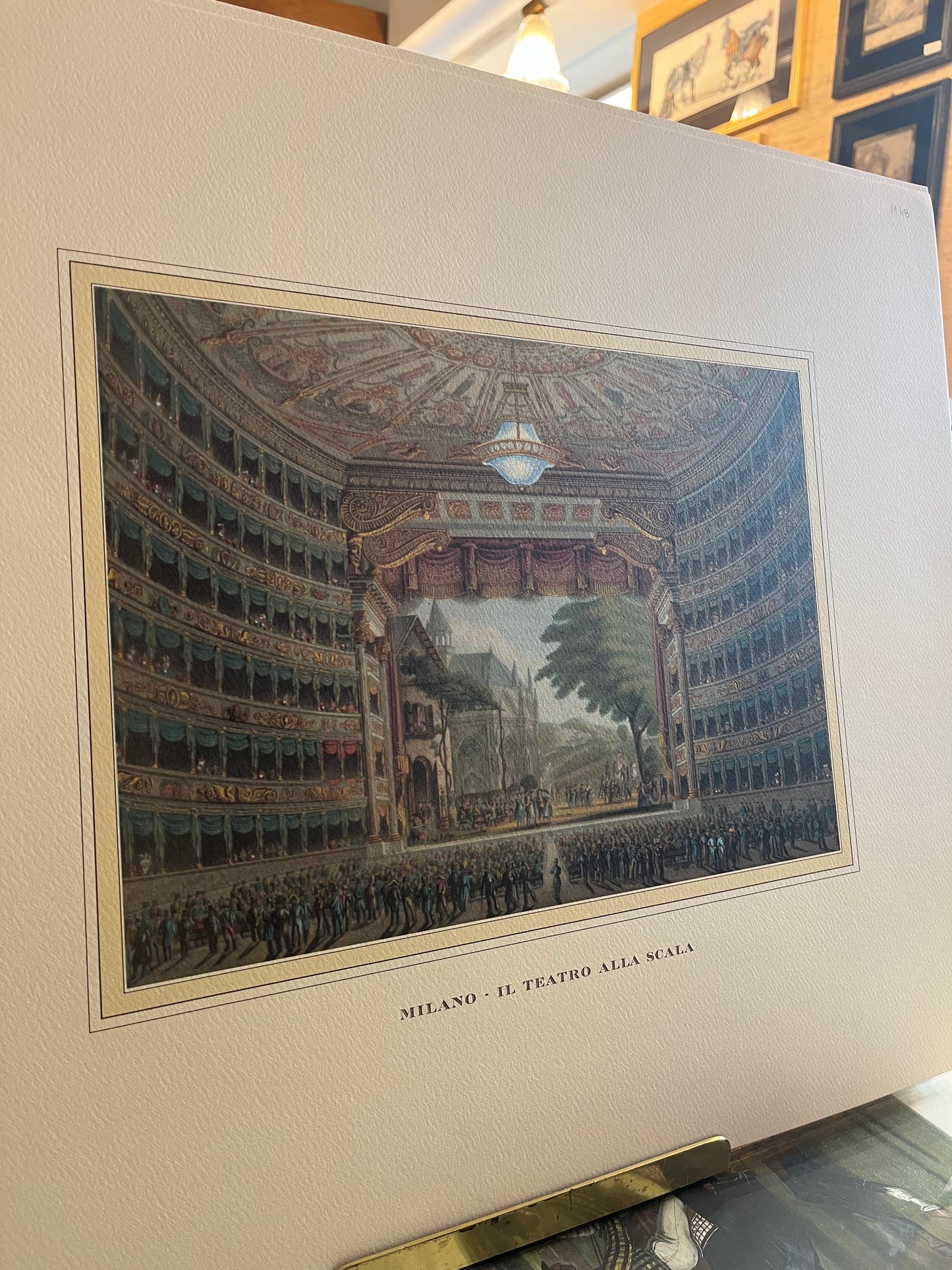 Milano, il Teatro Alla Scala, l'interno - Edizioni Raimondi a colori