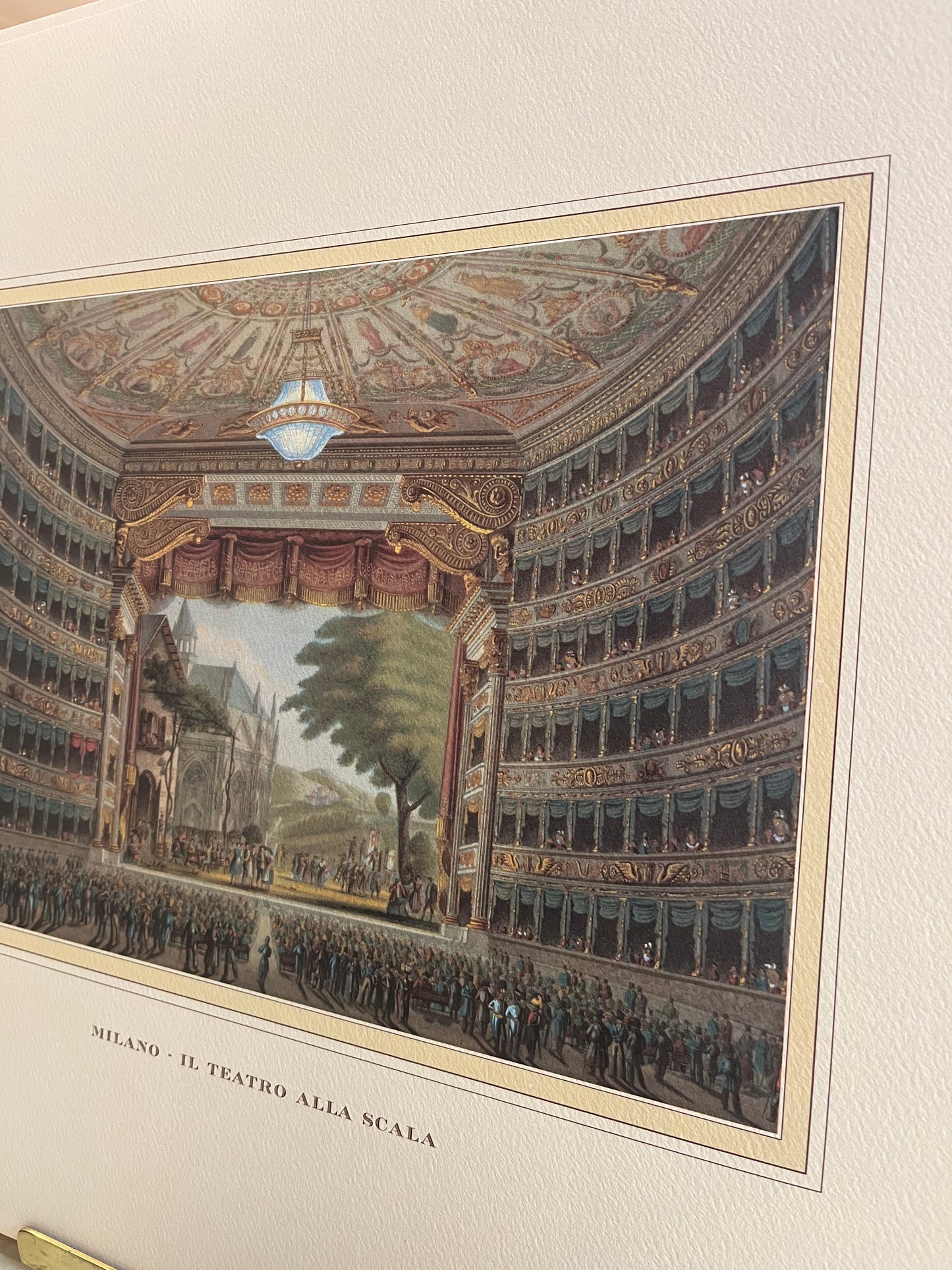 Milano, il Teatro Alla Scala, l'interno - Edizioni Raimondi a colori