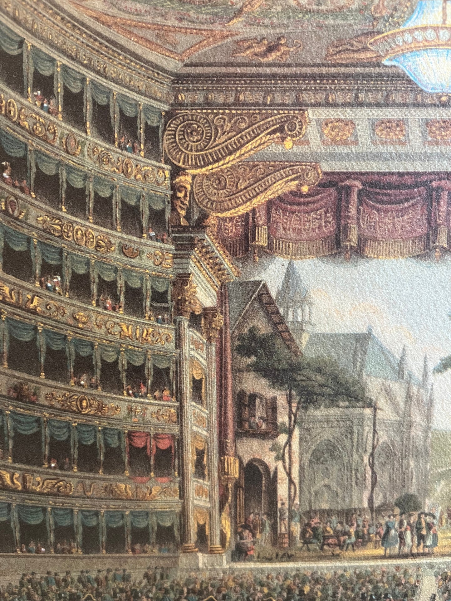 Milano, il Teatro Alla Scala, l'interno - Edizioni Raimondi a colori